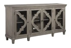 Fossil Ridge Door Accent Cabinet (Gray)
