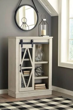 Bronfield White Accent Cabinet