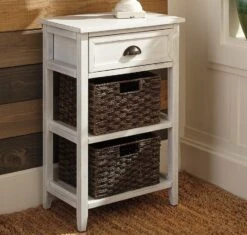 Oslember Accent Table (White)