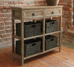 Oslember Console Sofa Table (Light Brown)