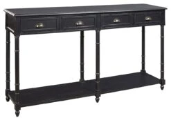 Eirdale Console Sofa Table (Black) 11 Eirdale Console Sofa Table (Black) -Ashley A4000189 table 6