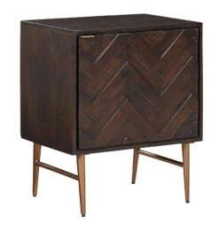 Dorvale Accent Cabinet (Dark Brown) -Ashley A4000265 cabinet 4