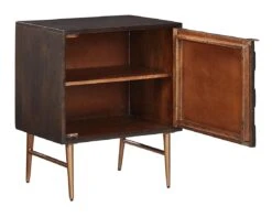 Dorvale Accent Cabinet (Dark Brown) -Ashley A4000265 cabinet 5