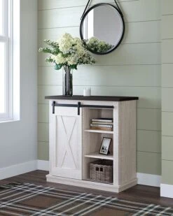 Ashley 27 Dorrinson Accent Cabinet (Antique White)