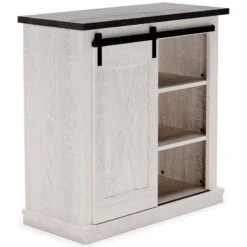 Dorrinson Accent Cabinet (Antique White) -Ashley A4000358 cabinet 5