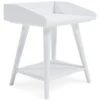 Blariden Accent Table W/ USB (White)