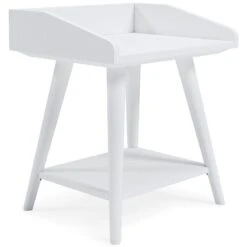 Blariden Accent Table W/ USB (White)