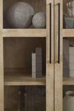 Belenburg Tall Accent Cabinet (Washed Brown) -Ashley A4000412 cabinet 4