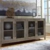Dalenville Accent Cabinet (Warm Gray)