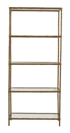 Ryandale Bookcase (Antique Brass) -Ashley A4000441 bookcase 3