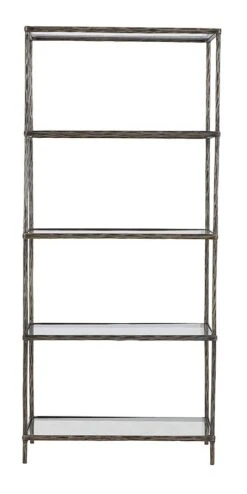 Ryandale Bookcase (Antique Pewter) -Ashley A4000451 bookcase 3