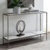 Ryandale Console Sofa Table (Antique Pewter)