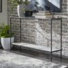 Ryandale Console Sofa Table (Antique Black)