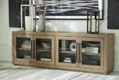 Waltleigh Accent Cabinet (Distressed Brown)