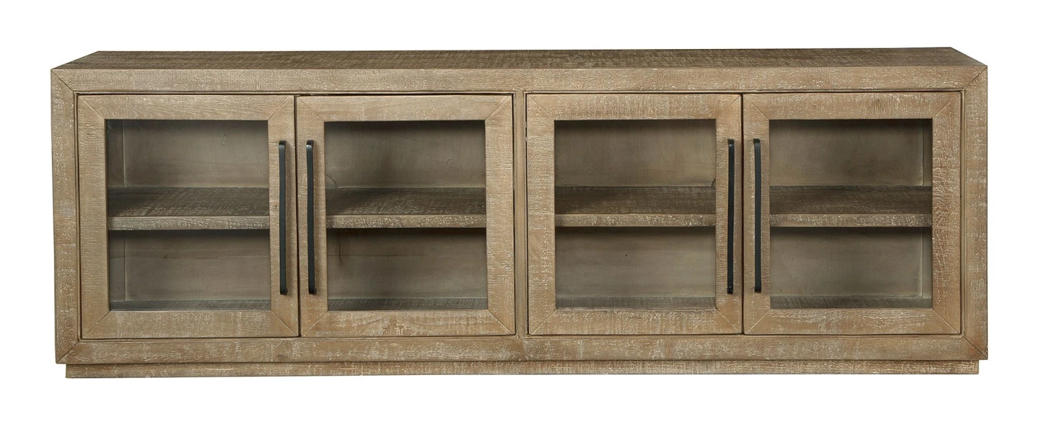 Waltleigh Accent Cabinet (Distressed Brown) 4 Waltleigh Accent Cabinet (Distressed Brown) - Image 4