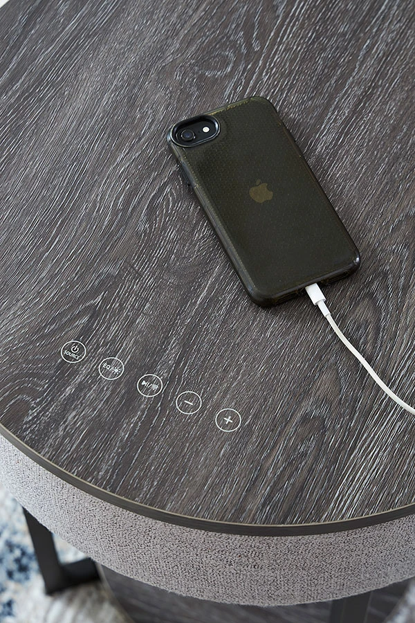 Sethlen Accent Table W/ Wireless Connectivity And LED Lighting 7 Sethlen Accent Table W/ Wireless Connectivity And LED Lighting - Image 7