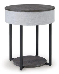 Sethlen Accent Table W/ Wireless Connectivity And LED Lighting 18 Sethlen Accent Table W/ Wireless Connectivity And LED Lighting -Ashley A4000641 table 9