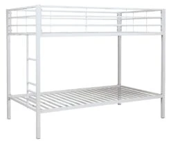 Broshard Twin Over Twin Bunk Bed (White) 9 Broshard Twin Over Twin Bunk Bed (White) -Ashley B075 259 bunk bed 5