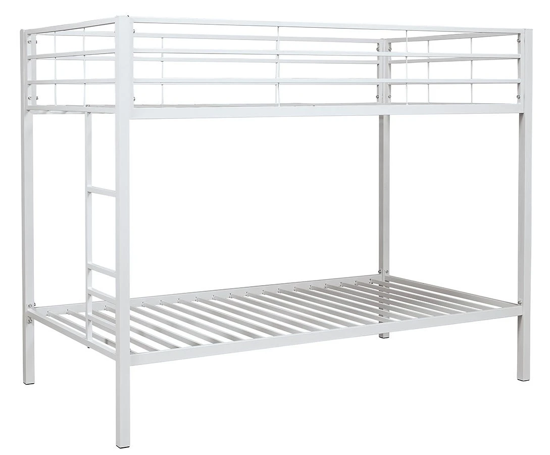 Broshard Twin Over Twin Bunk Bed (White) 5 Broshard Twin Over Twin Bunk Bed (White) - Image 5