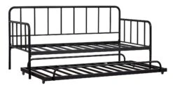 Trentlore Twin Metal Daybed W/ Trundle (Black) 9 Trentlore Twin Metal Daybed W/ Trundle (Black) -Ashley B076 180 160 daybed 5