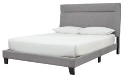 Adelloni Modern Gray Upholstered Bed -Ashley B080 381 bed 3