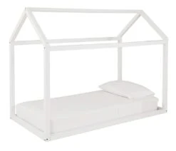 Flannibrook Twin House Bed Frame (White) -Ashley B082 261 bed 3