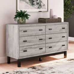 Vessalli Panel Bedroom Set W/ Extensions And Nightstands -Ashley B1036 231 dresser 1