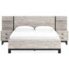 Vessalli Panel Bedroom Set W/ Extensions And Nightstands