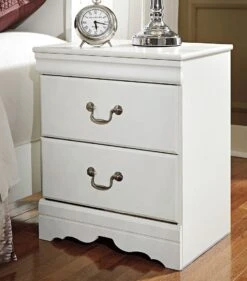 Anarasia Sleigh Bed -Ashley B129 92 nightstand 1