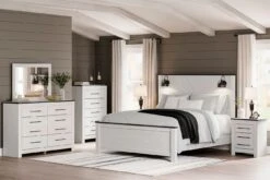 Schoenberg Panel Bedroom Set -Ashley B1446 157 154 196 br set 2