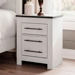 Schoenberg Panel Bedroom Set -Ashley B1446 92 nightstand 1 2