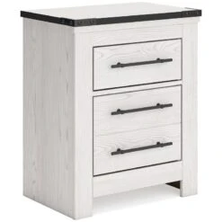 Schoenberg Panel Bedroom Set -Ashley B1446 92 nightstand 4 1