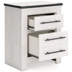 Schoenberg Panel Bedroom Set -Ashley B1446 92 nightstand 5 1