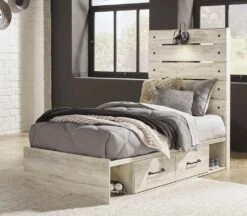 Cambeck Youth Panel Bed W/ Side Storage 9 Cambeck Youth Panel Bed W/ Side Storage -Ashley B192 53 52 150 B100 11 bed yth side str 1