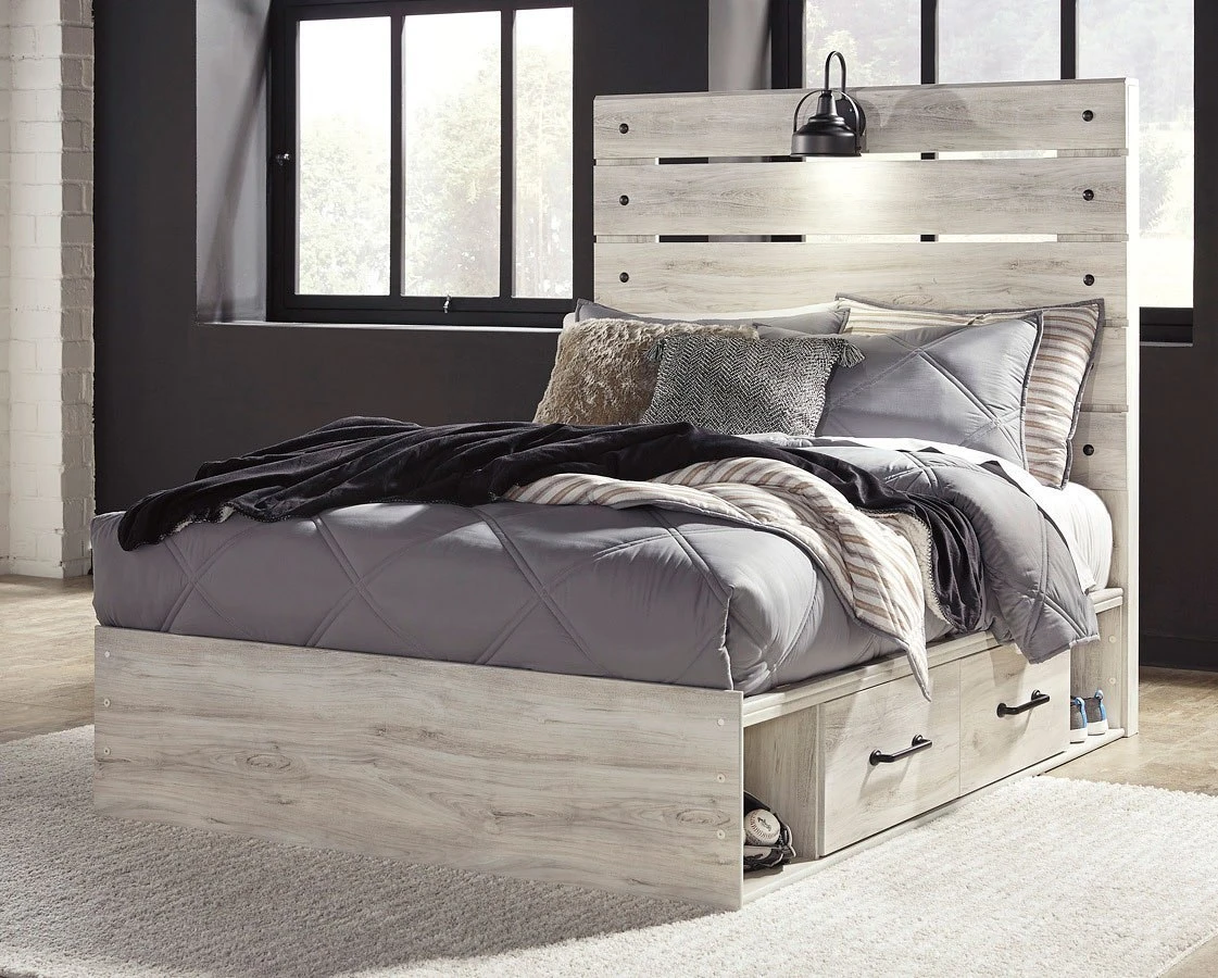 Cambeck Youth Panel Bed W/ Side Storage 4 Cambeck Youth Panel Bed W/ Side Storage - Image 4