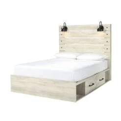 Cambeck Panel Bed W/ Side Storage