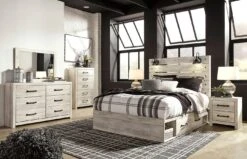 Cambeck Panel Bedroom Set W/ Side Storage