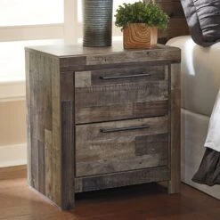 Derekson Super Storage Bed -Ashley B200 92 nightstand 1 2