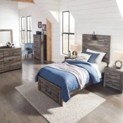 Drystan Youth Panel Storage Bedroom Set -Ashley B211 53 52S 83 br set yth pnl str 6