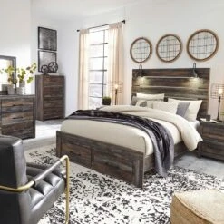 Drystan Panel Storage Bedroom Set 22 Drystan Panel Storage Bedroom Set -Ashley B211 57 54S 96 br set pnl str 3