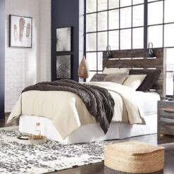 Drystan Panel Bed (Headboard Only) 9 Drystan Panel Bed (Headboard Only) -Ashley B211 57 B100 66 bed pnl headboard only 1