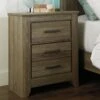 Zelen Two Drawer Nightstand
