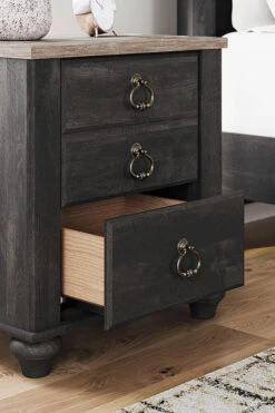 Nanforth Panel Bedroom Set -Ashley B3670 92 nightstand 2