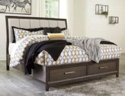 Brueban Sleigh Storage Bed