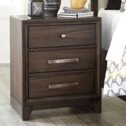 Brueban Sleigh Storage Bedroom Set -Ashley B497 93 nightstand 2