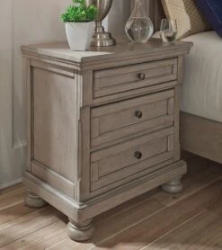 Lettner Panel Bed 5 Lettner Panel Bed -Ashley B733 92 nightstand 1 1