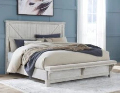 Brashland Panel Bed W/ Bench