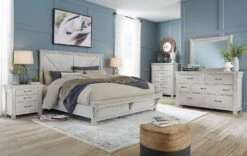 Brashland Panel Bedroom Set W/ Bench Footboard