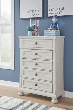Robbinsdale Youth Sleigh Storage Bedroom Set -Ashley B742 45 chest 1