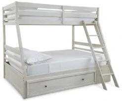 Robbinsdale Twin Over Full Bunk Bed W/ Under Bed Storage -Ashley B742 58P 58R 50 bunk bed 4 1